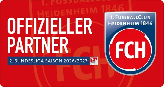 Braitinger GmbH ist Offizieller Partner des 1. FC Heidenheim 1846 — 2. Bundesliga Saison 2026/2027